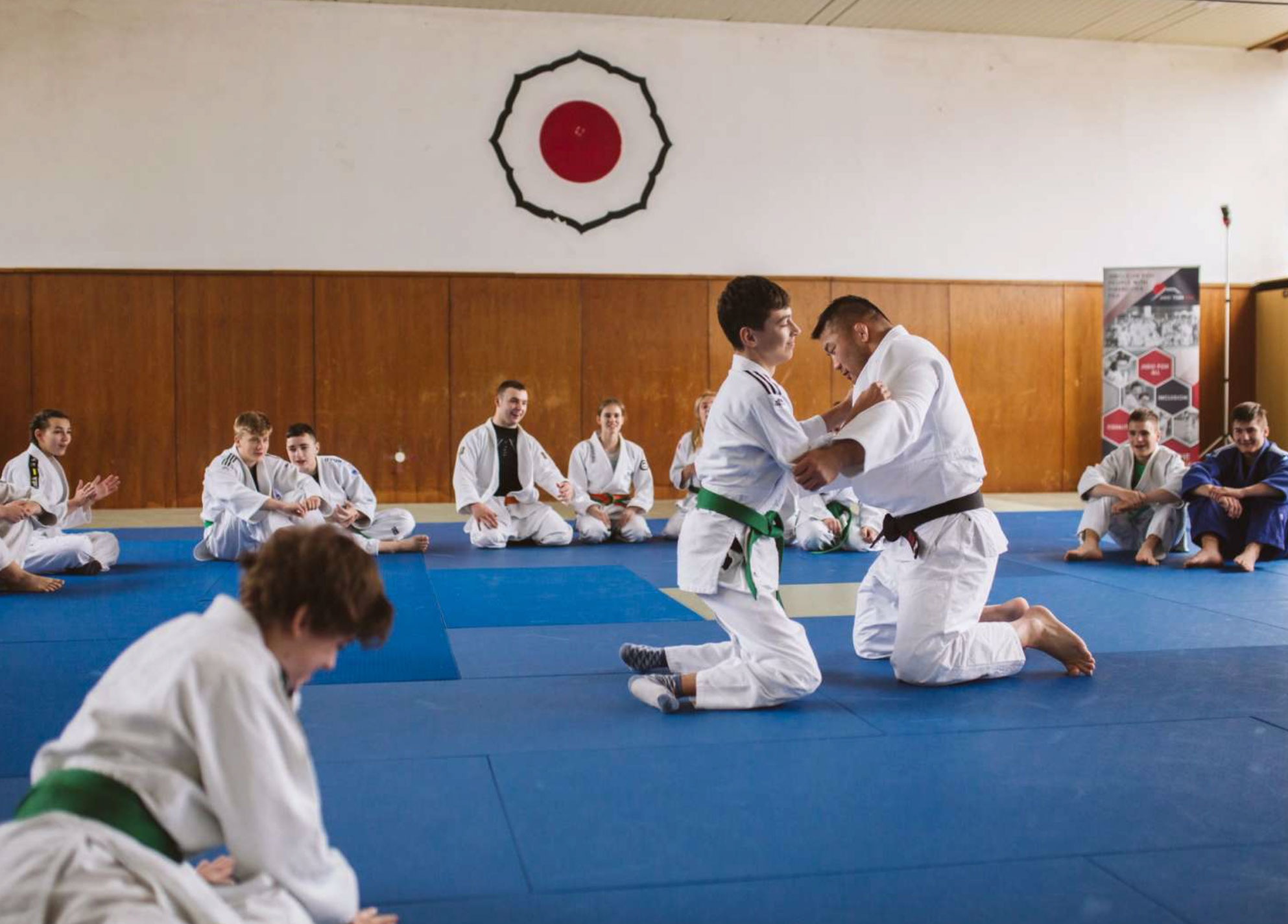 Ishii Satoshii giving Judo class