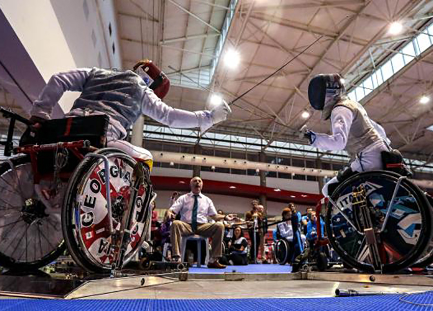 wheelchair fencing