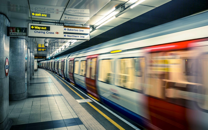 view of London underground