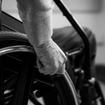 old man with disability