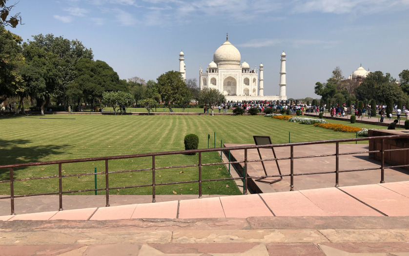 Ramp at Taj Mahal