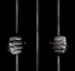 Hands of the prisoner