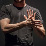 Sign language man interpreter