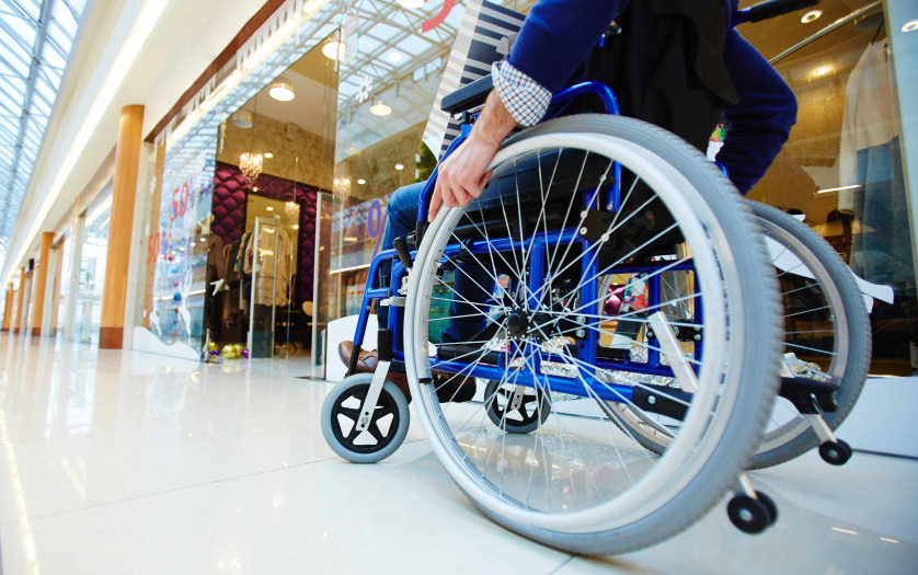 shopper in Wheelchair