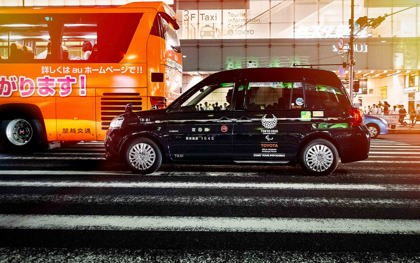 taxi in Shinjuku