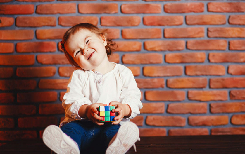girl playing