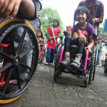 children in wheelchair