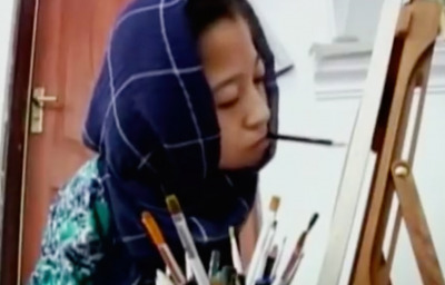 Rubaba Muhammadi painting