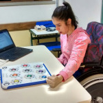 Marina using key-X with computer