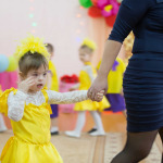 A child with Down syndrome at the dance event