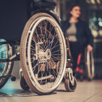 Close up wheelchair