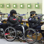 Paralympic shooting competition
