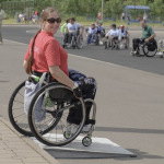 woman in wheelchair