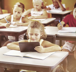 students learning in the classroom.