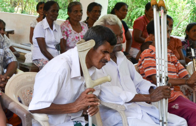 persons with disabilities attending workshop