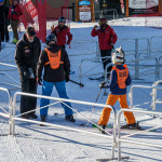 blind skier going to ski Vancouver Adaptive Snow Sports