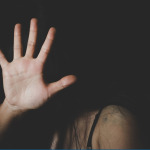 woman hand stop sexual abuse