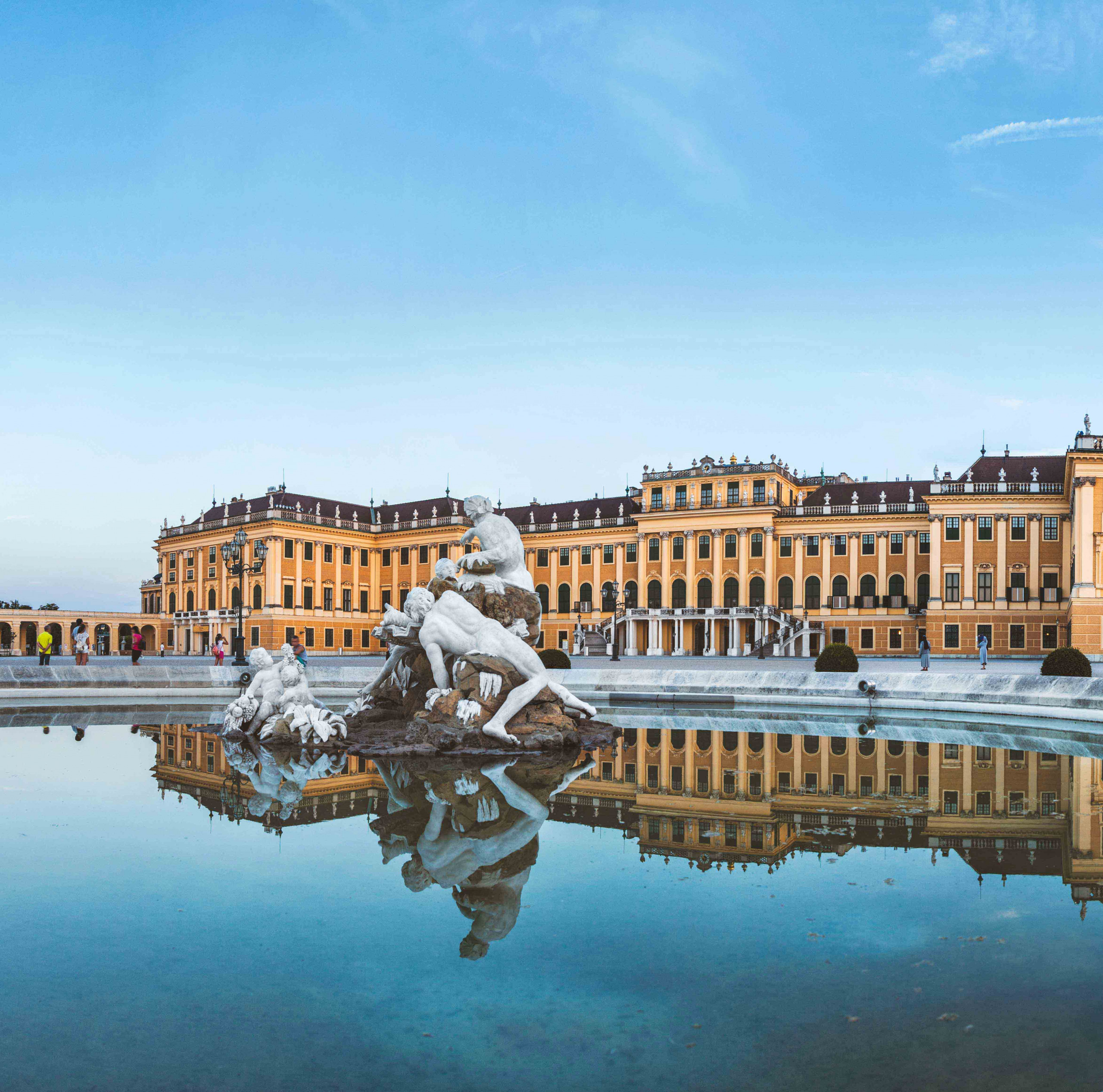 Schonbrunn Palace in Vienna, Austria