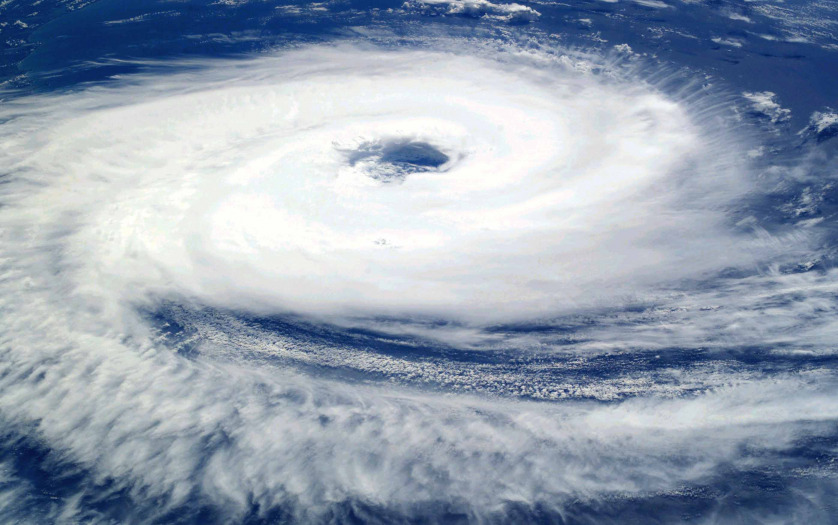 Tropical cyclone catarina hurricane clouds