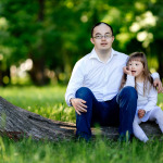 People with down syndrome cute bonding