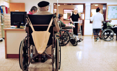 wheelchair user at the hospital