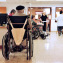 wheelchair user at the hospital