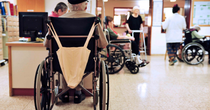 wheelchair user at the hospital