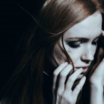 Woman in depression