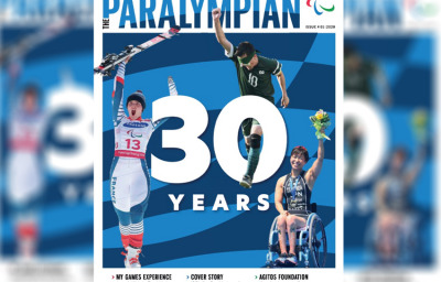 Paralympian Magazine cover