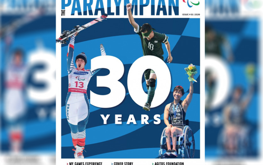 Paralympian Magazine cover