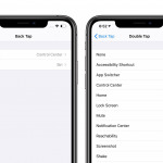 back tap and double tap screenshot