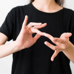 sign language interpreter signing
