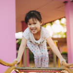 girls with neurodevelopmental disability playing