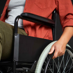 woman in wheelchair
