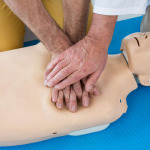 Paramedics training cardiopulmonary resuscitation