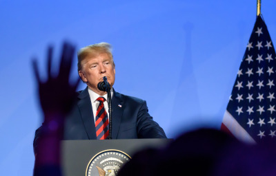 Press conference of Donald Trump, President of United States of America