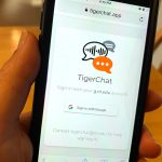 Person using the app