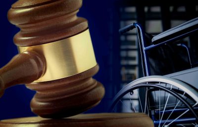 gavel with wheelchair