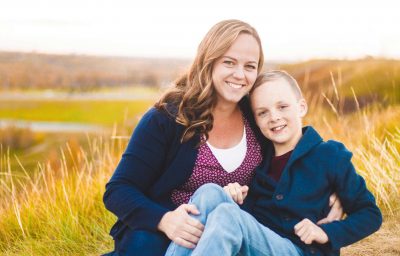 mother with son with autism