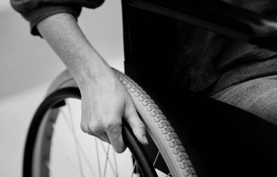 woman in wheelchair