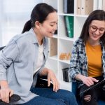 women working in the office