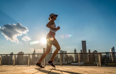 a female Jogging in New York