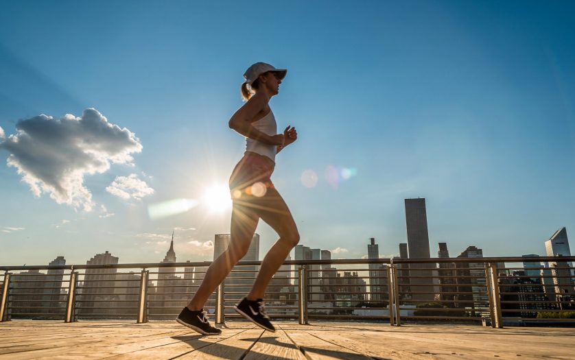 a female Jogging in New York