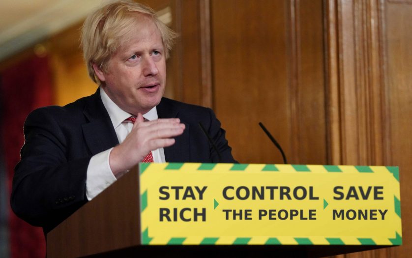 Boris Johnson the Prime Minister of the United Kingdom coronavirus briefings