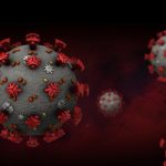 Coronavirus cells in microscopic 3D