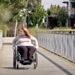 woman in wheelchair outdoor