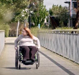 woman in wheelchair outdoor