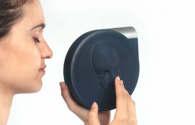 Woman using the camera