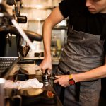 Barista working in coffee shop