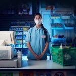 woman at the convenience store